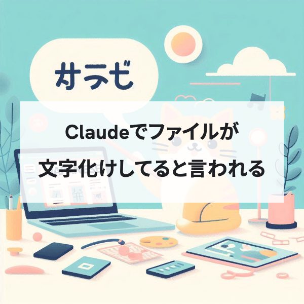 Claudeへのファイルアップロードで日本語が文字化けする問題と確実な対策