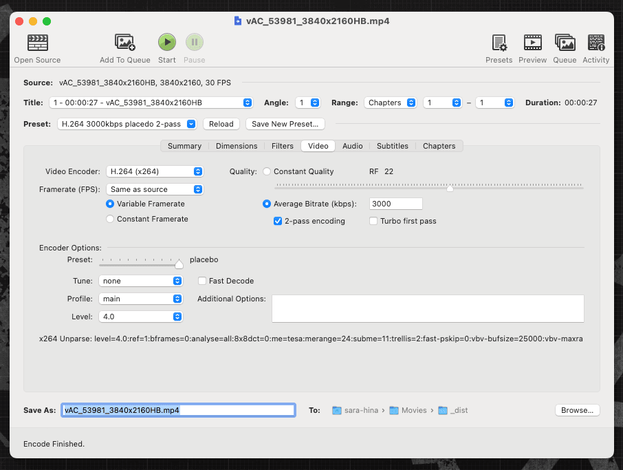 プリセット一覧画面:My Presets に複数の自作プリセットが並んでいる